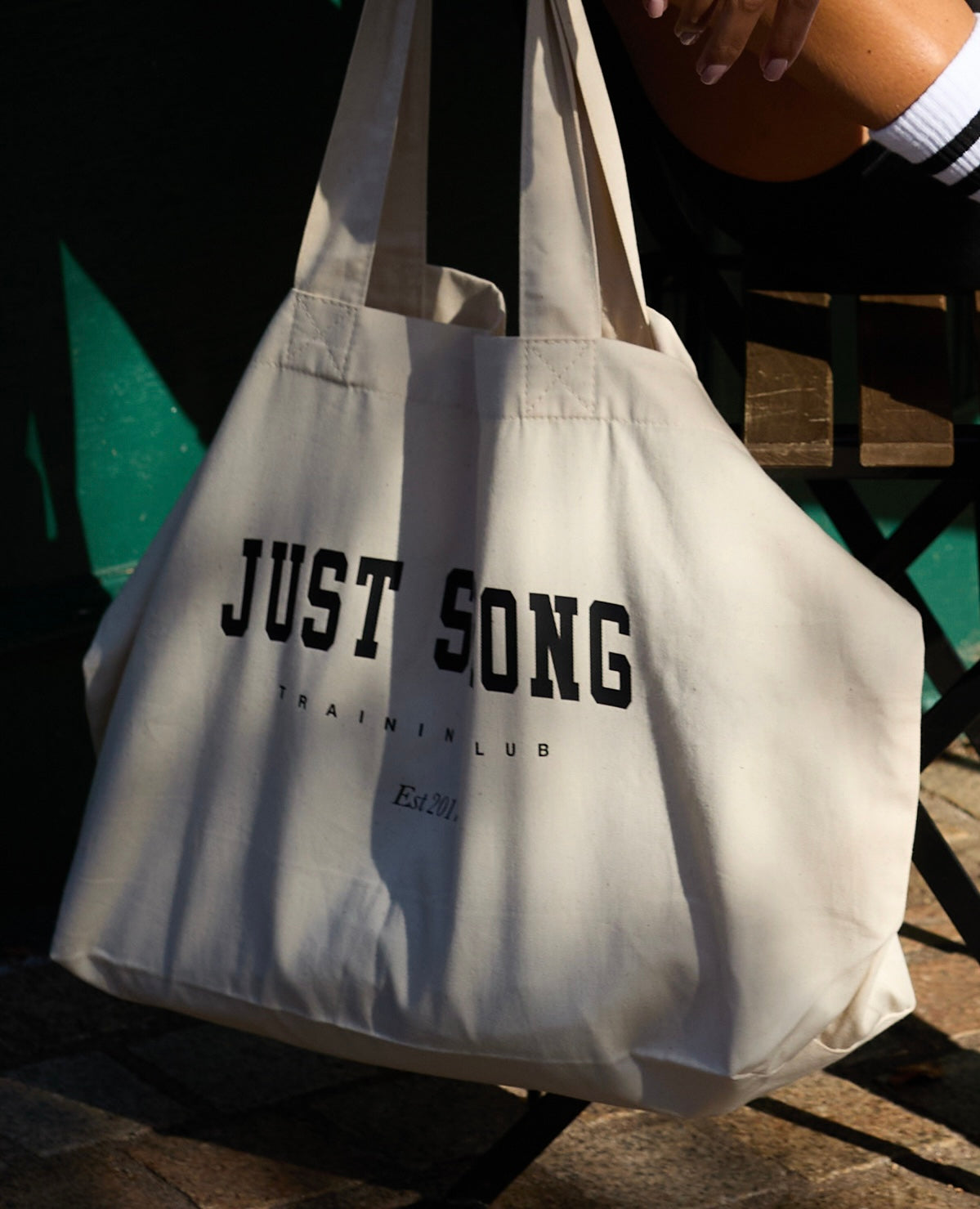 Just Strong Tote Bag - Natural Stone