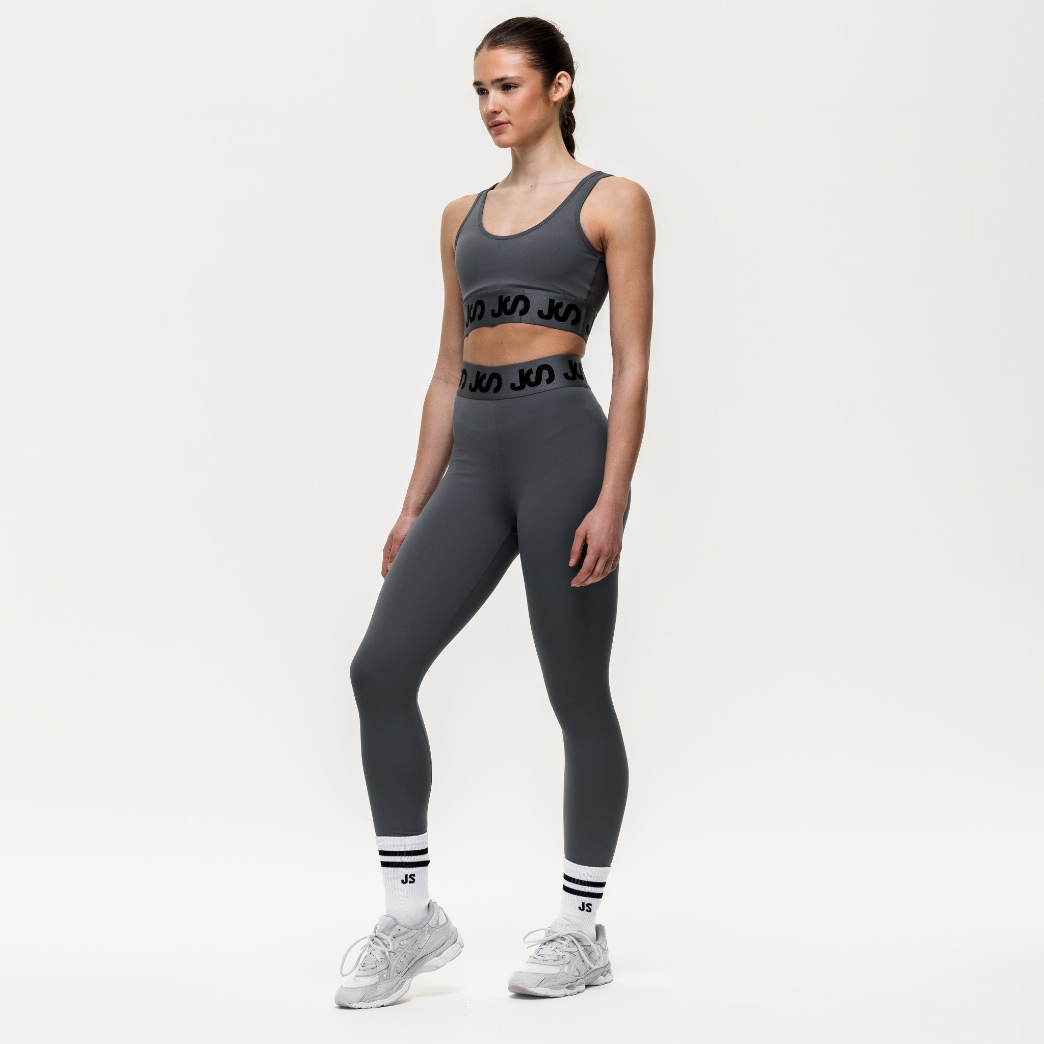 Airflow Medium Support Bra - Slate/Black