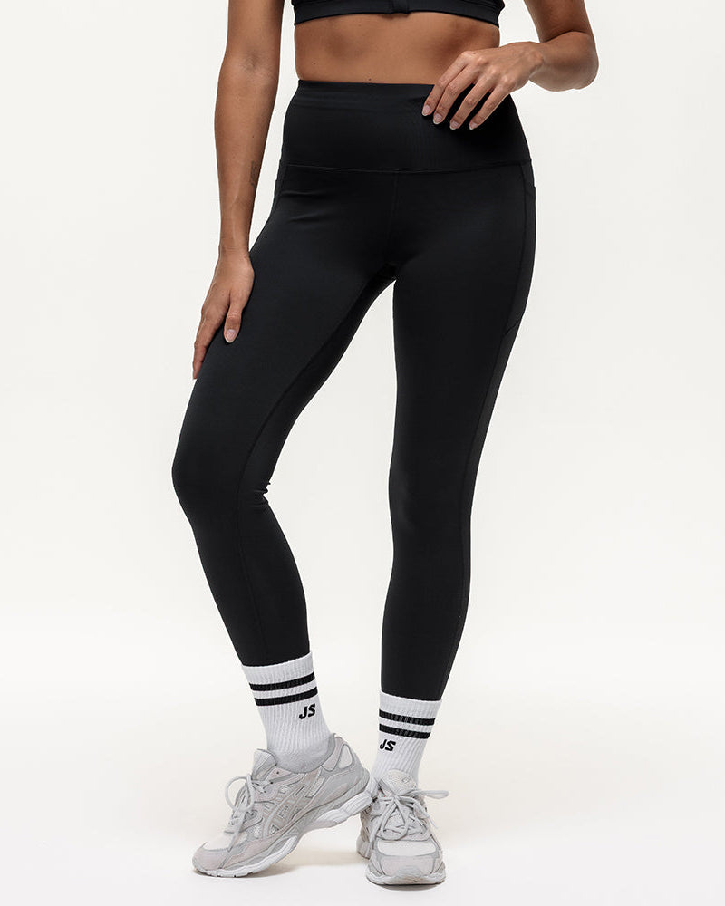 High Rise Genesis Leggings - Black Onyx