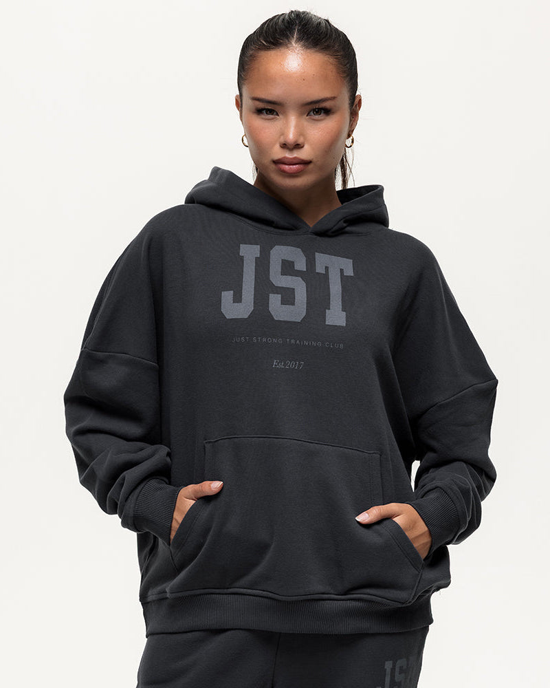 Training Club Oversized Hoodie - Washed Black