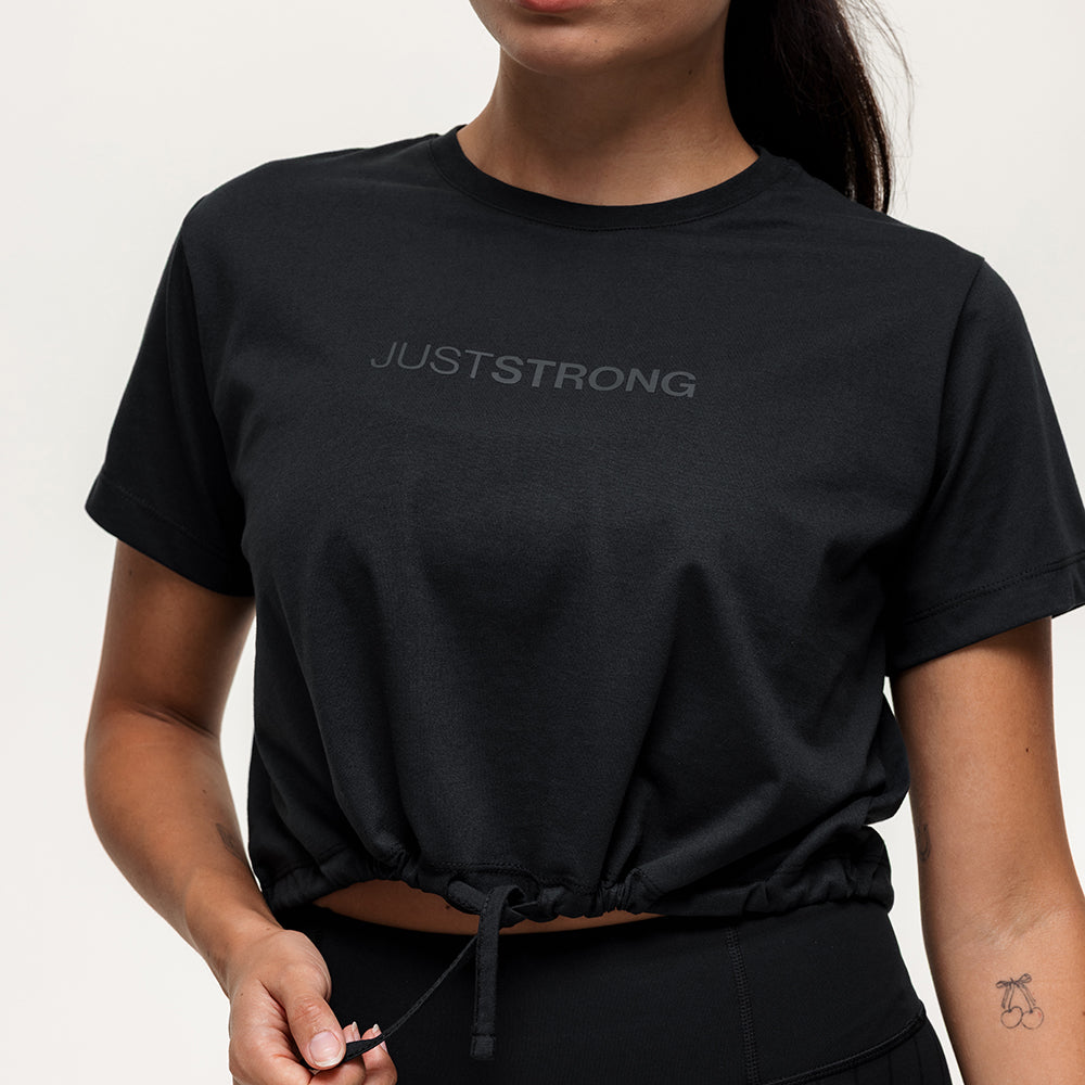 Everyday Drawstring Tee - Black Onyx