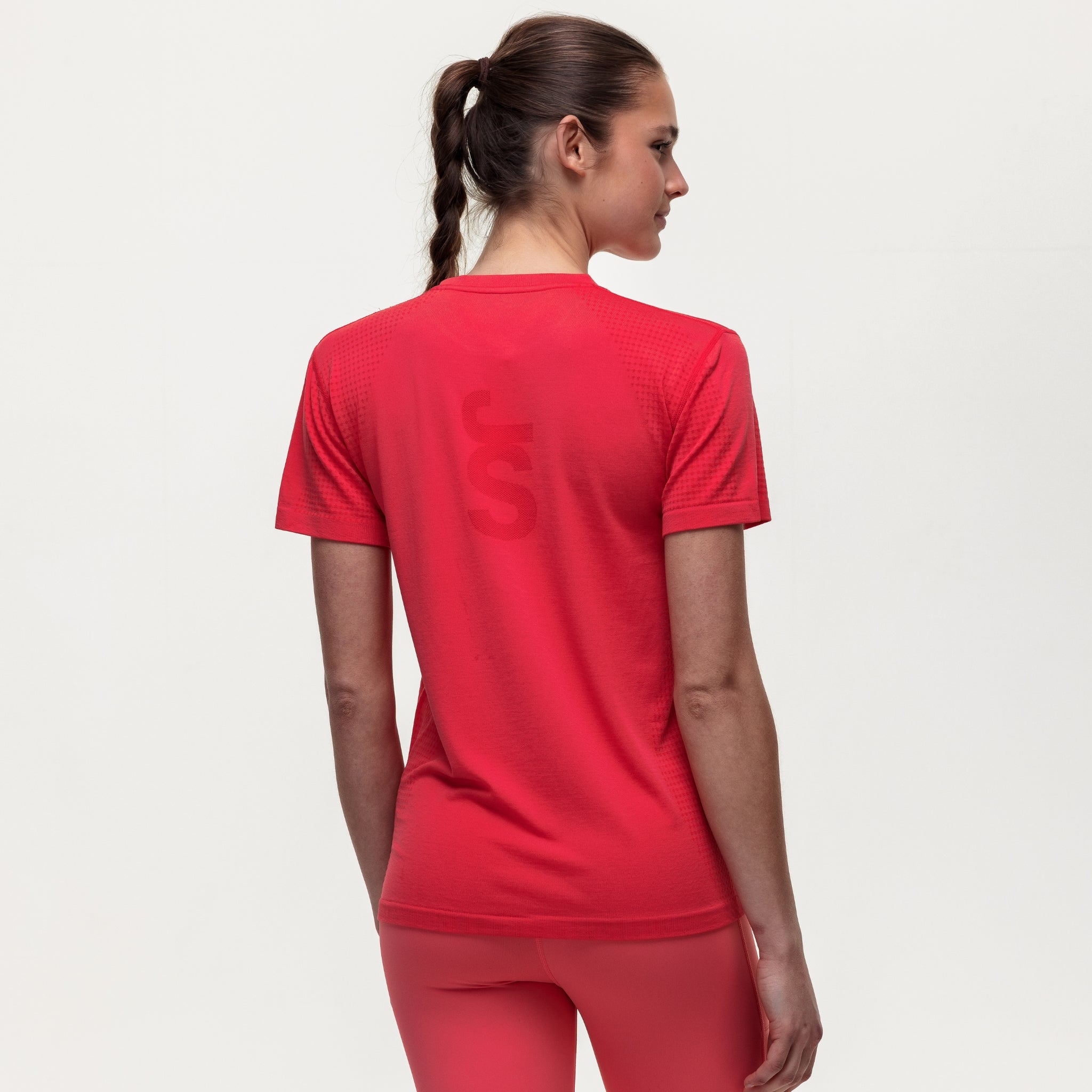 Seamless Performance Training Tee - Coral