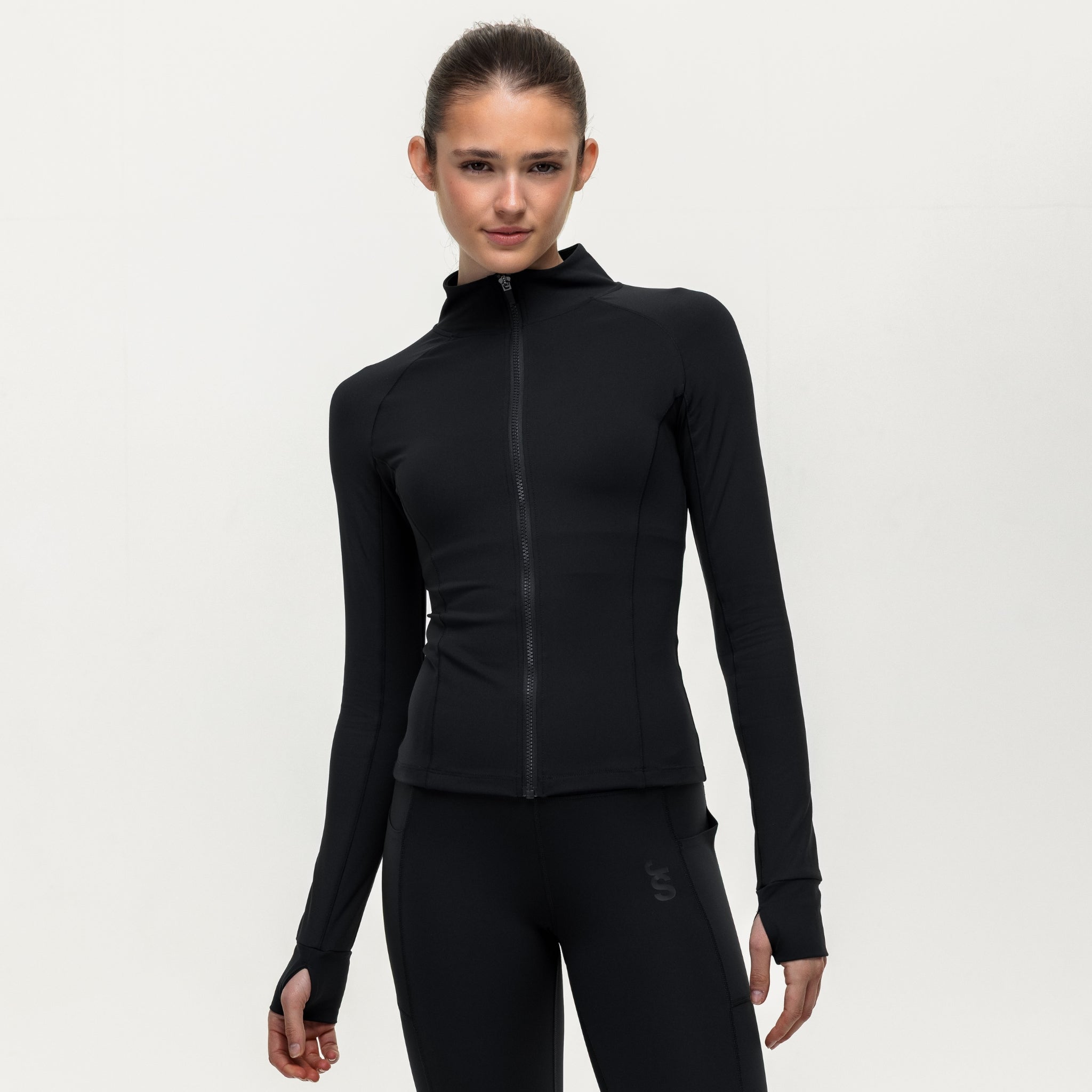 Training Zip Up Jacket - Black