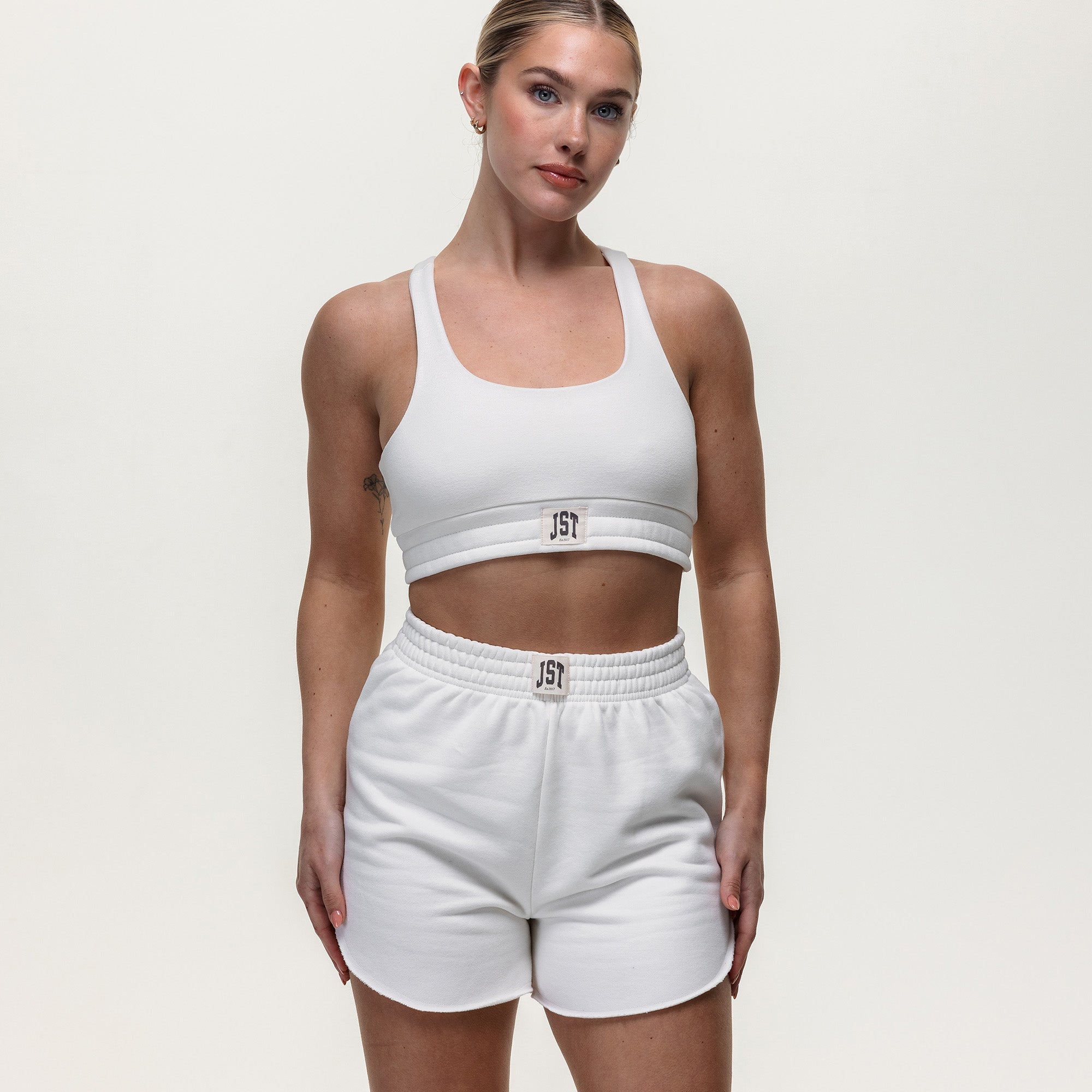 Timeout Sweatshirt Bralette - Vintage Stone