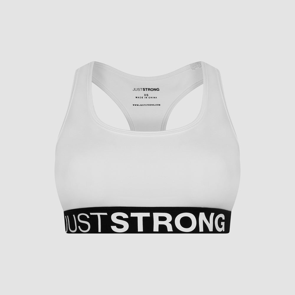 Motion Light Support Bra - White