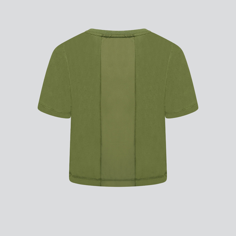 Everyday Drawstring Tee - Military Green