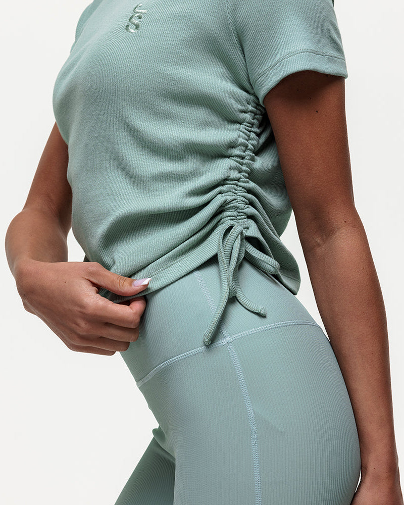 Shanti Ruched Tee - Seamoss