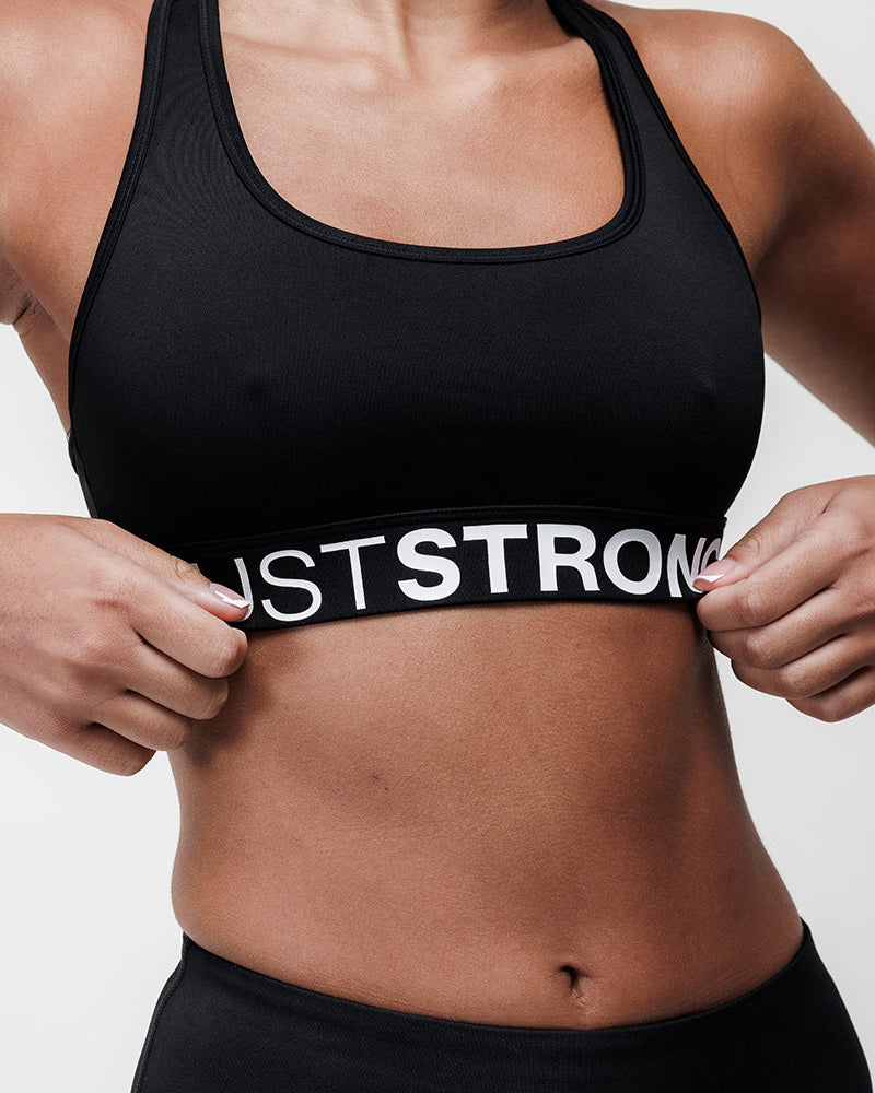 Motion Light Support Bra - Black