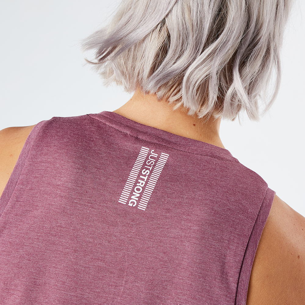 Damson Marl Athletic Box Tank