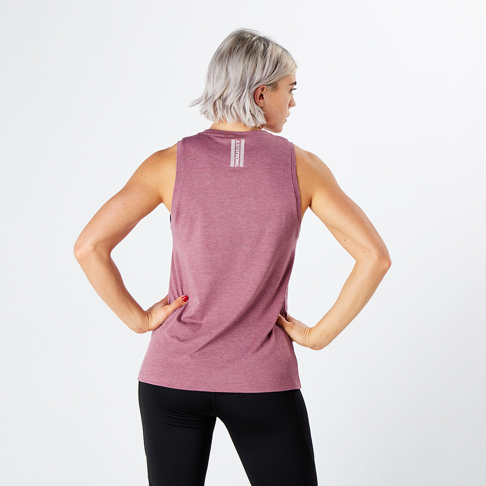 Damson Marl Athletic Box Tank