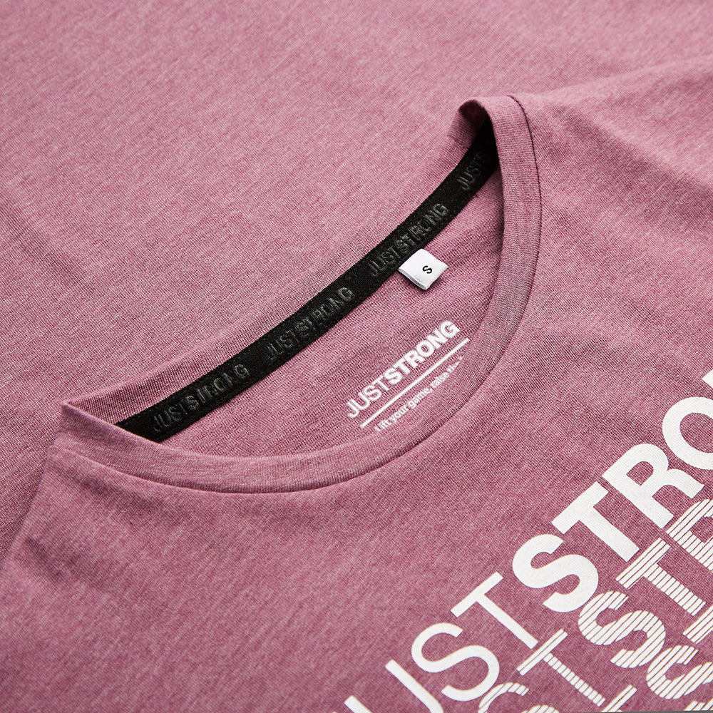 Damson Marl Fade Graphic Tee